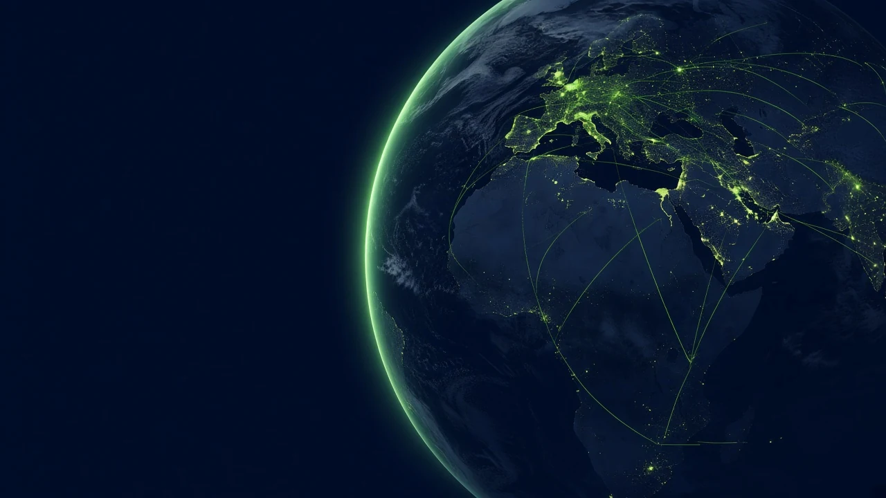 Connected world representing global gaming markets